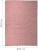 vidaXL Outdoor-Teppich Flachgewebe 140x200 cm Rot 340824 Bild 4