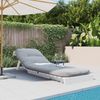 vidaXL Futon Schlafsofa mit Matratze Weiß 70x206x11 Massivholz Kiefer 846752 Bild 3
