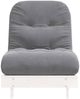 vidaXL Futon Schlafsofa mit Matratze Weiß 70x206x11 Massivholz Kiefer 846752 Bild 5
