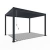 Weide Deluxe | Pergola Voll Aluminium freistehend | 6 x 7 M | Lamellendach anthrazit + Verbindungskit 3 Meter Bild 5