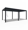 Weide Deluxe | Pergola Voll Aluminium freistehend | 6 x 7 M | Lamellendach anthrazit + Verbindungskit 3 Meter Bild 4