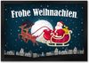speecheese Fußmatte Frohe Weihnachten Fußmatte mit Weihnachtsmann Motiv Nikolaus Rentier Bild 5