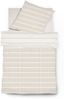 Fleuresse Musselin Bettwäsche Faro beige sand Crincle-Optik 155x220 cm 624531-07 Bild 1