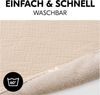 Hauck Topper und Handtuch für Wickelauflage, Atmungsaktives Musselin und Frottee Stoff, Waschbar bei 60° C, für Junge und Mädchen, geeignet für hauck Change N Clean Baby Wickelunterlauge (Beige) Bild 4