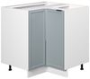 Eckunterschrank Fame-Line Hellblau-grau 80.5 cm ohne Arbeitsplatte Vicco Bild 5