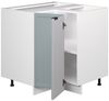 Eckunterschrank Fame-Line Hellblau-grau 80.5 cm ohne Arbeitsplatte Vicco Bild 3