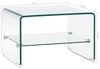 vidaXL Couchtisch Transparent 50×45×33 cm Hartglas 284744 Bild 5
