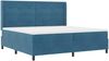 vidaXL Boxspringbett mit Matratze mit Kopfteil Blau 100x200 cm Samt 3342030 Bild 4