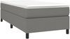 vidaXL Boxspringbett mit Matratze Dunkelgrau 100x200 cm Stoff 3144400 Bild 3
