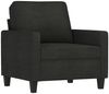 vidaXL Sessel Schwarz 60 cm Stoff 359151 Bild 2