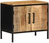 vidaXL Nachttisch 2 pcs Braun und Schwarz 50 x 30 x 45 cm 4019642 Bild 2