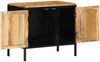 vidaXL Nachttisch 2 pcs Braun und Schwarz 50 x 30 x 45 cm 4019642 Bild 5
