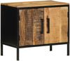 vidaXL Nachttisch 2 pcs Braun und Schwarz 50 x 30 x 45 cm 4019642 Bild 3