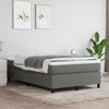 vidaXL Boxspringbett mit Matratze Dunkelgrau 120x190 cm Stoff 3269684 Bild 3