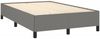 vidaXL Boxspringbett mit Matratze Dunkelgrau 120x190 cm Stoff 3269684 Bild 4