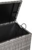 Auflagenbox VERA Grau Polyester | Gartenbox Aufbewahrungsbox Kissenbox Gartentruhe Outdoor Bild 4