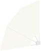 vidaXL Balkon Sichtschutz 115 x 115 cm Polyester Creme 42000942 Bild 4