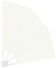 vidaXL Balkon Sichtschutz 115 x 115 cm Polyester Creme 42000942 Bild 5