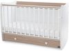 Lorelli Babybett Dream 70 x 140 cm umbaubar Kinderbett Schaukelbett Schreibtisch hellbraun weiß Bild 2