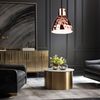 RGB LED Pendelleuchte, roségold, Hammerschlag, H 100 cm Bild 2