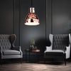 RGB LED Pendelleuchte, roségold, Hammerschlag, H 100 cm Bild 5