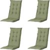 SET Aruba, 4 x Klappsessel graphit, 4 x Auflage green Bild 3