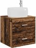 vidaXL Wandmontierte Waschtisch Altholz 49,5 x 44,5 x 66 cm 890316 Bild 2