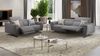 Sofanella Ledercouch ALESSO Dreisitzer Sofa Echtleder in Braun M: 210 Breite x 108 Tiefe Bild 4