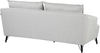 3-Sitzer Stoffsofa grau HOBRO Bild 5
