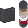 Spülenunterschrank R-Line Schwarz Beton 80 cm AP Eiche Vicco Bild 5