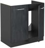 Spülenunterschrank R-Line Schwarz Beton 80 cm AP Eiche Vicco Bild 4