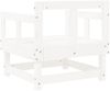 vidaXL Gartenstühle 2 Stk. Weiß Massivholz Kiefer 825388 Bild 5