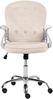 Schreibtischstuhl PRINCESS Samtstoff Taupe Bild 4