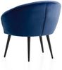 XDREAM Loungesessel Lutz, Relaxsessel, Cocktailsessel, Polstersessel, Einzelsessel (1-St), bequemer Sessel in Samtvelours-Optik, viele moderne Farben Bild 2
