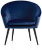 XDREAM Loungesessel Lutz, Relaxsessel, Cocktailsessel, Polstersessel, Einzelsessel (1-St), bequemer Sessel in Samtvelours-Optik, viele moderne Farben Bild 3