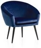 XDREAM Loungesessel Lutz, Relaxsessel, Cocktailsessel, Polstersessel, Einzelsessel (1-St), bequemer Sessel in Samtvelours-Optik, viele moderne Farben Bild 4