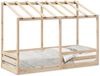 vidaXL Kinderbett mit Dach 75x190 cm Massivholz Kiefer 847009 Bild 2