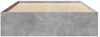 vidaXL Bettgestell Betongrau 140x190 cm Holzwerkstoff 3295684 Bild 5