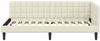 vidaXL Eckbettgestell mit Kopfteil Creme 100 cm x 200 cm Samt 42016445 Bild 5