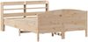 vidaXL Massivholzbett ohne Matratze 140x200 cm Kiefernholz 3306966 Bild 3