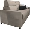 Dmora 2-Sitzer festes Sofa Letino, Lineares Sofa für Wohnzimmer, gepolstert, abnehmbarer Bezug, 100 % Made in Italy-Qualität, 200x95 h100 cm, Taube Bild 4