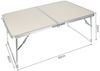Trizand Campingtisch Klappbarer Campingtisch (Spar-Set, platzsparend), Lässt sich in Sekunden zu einem handlichen Koffer falten Bild 2