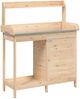 vidaXL Pflanztisch mit Schrank 110,5x45x124,5 cm Massivholz Tanne 156343 Bild 2