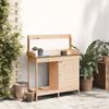 vidaXL Pflanztisch mit Schrank 110,5x45x124,5 cm Massivholz Tanne 156343 Bild 3