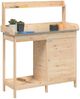 vidaXL Pflanztisch mit Schrank 110,5x45x124,5 cm Massivholz Tanne 156343 Bild 4