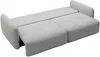 Vente-unique - VOPOZA Sofa Stoff Grau - B 103 cm x H 87 cm x L 238 cm Bild 4