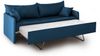Dmora 3-Sitzer Schlafsofa Avellana, Schlafsofa fürs Wohnzimmer, gepolstert, abnehmbar, 100 % Made in Italy-Qualität, 205x86 h80 cm, Blau Bild 4