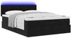 vidaXL Ottoman-Bett mit Matratze & LEDs Schwarz 140x190 cm Samt 3312550 Bild 3