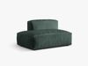 Micadoni Ecksofa-Modul Martina 1-Sitzer Links Samt Petrol Bild 2