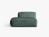 Micadoni Ecksofa-Modul Martina 1-Sitzer Links Samt Petrol Bild 1
